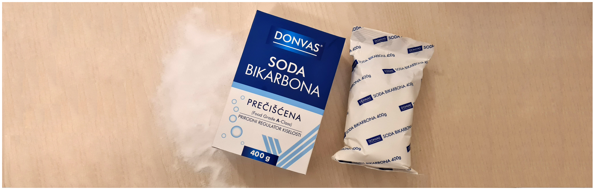 SODA BIKARBONA prečišćena DONVAS®, 800g