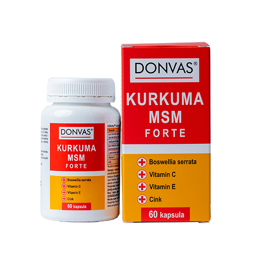 KURKUMA MSM forte DONVAS®, 60 kapsula, dodatak ishrani