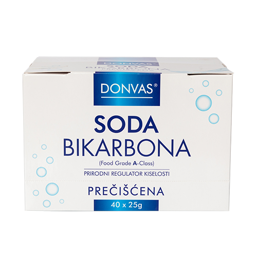 SODA BIKARBONA prečišćena DONVAS®, kesice 40x25g