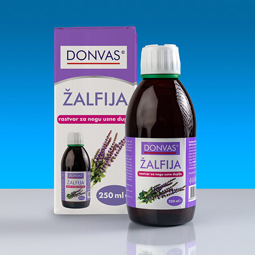 ŽALFIJA rastvor za negu usne duplje DONVAS®, 250ml